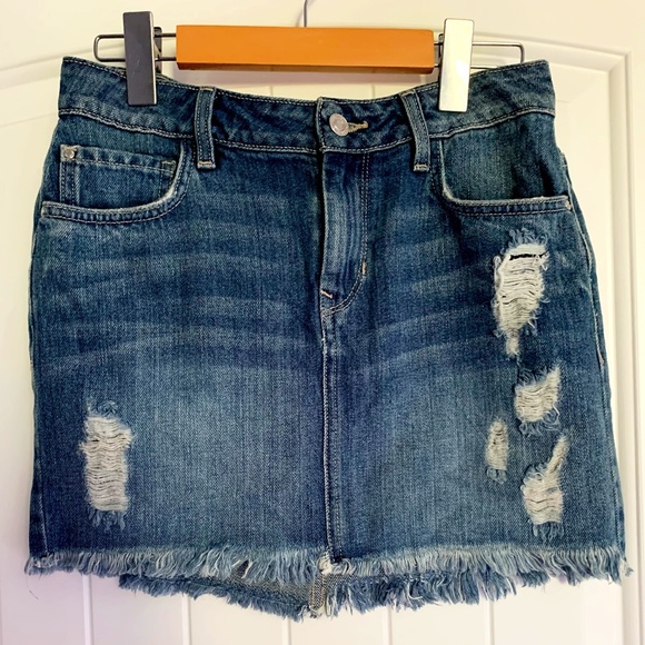 Guess Denim Mini Skirt - Size XS/4 - Picture 1 of 2